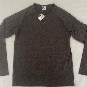 💫 New sports shirt, dark grey, size M, laviano stefano brand.